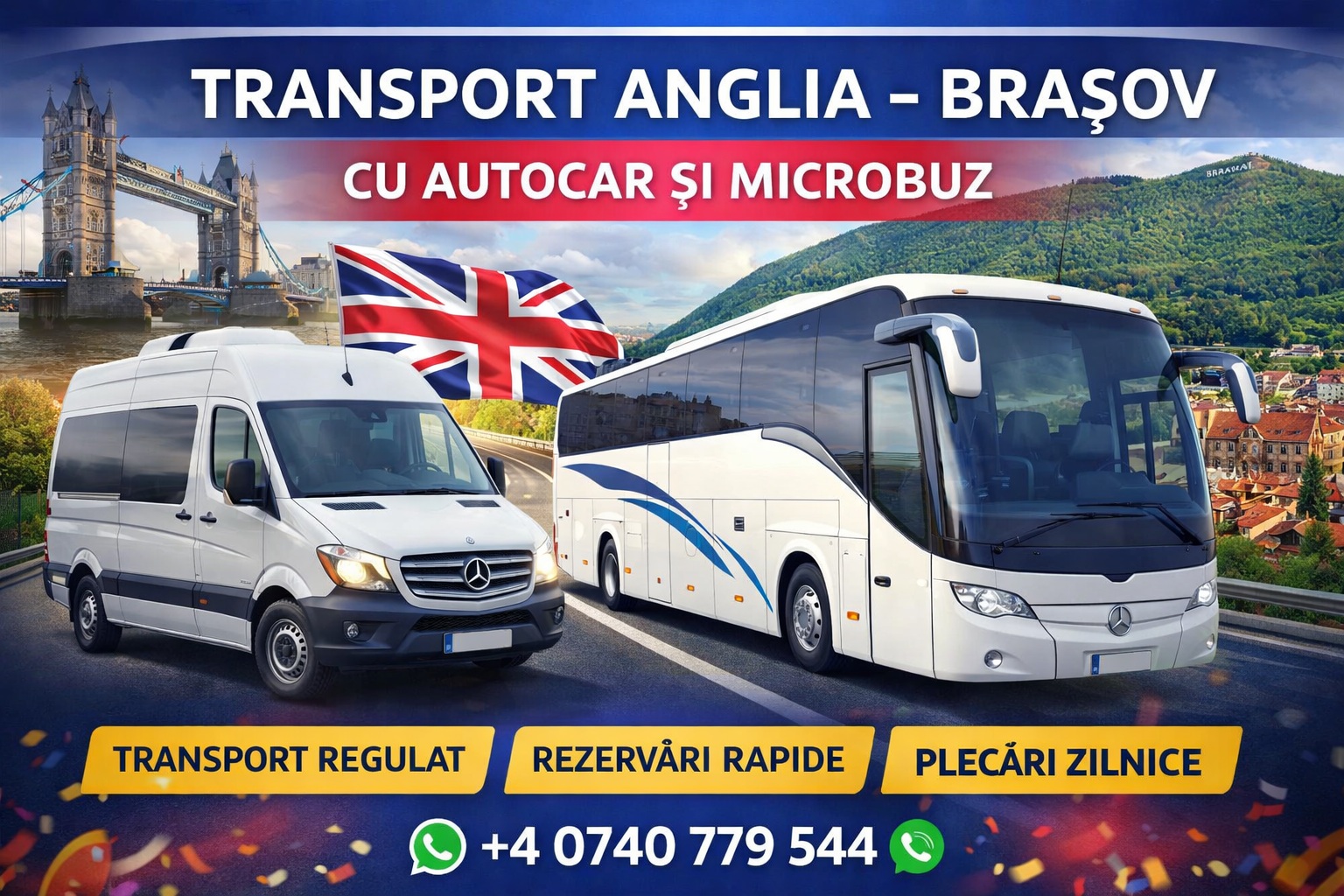 Transport persoane Anglia Brasov